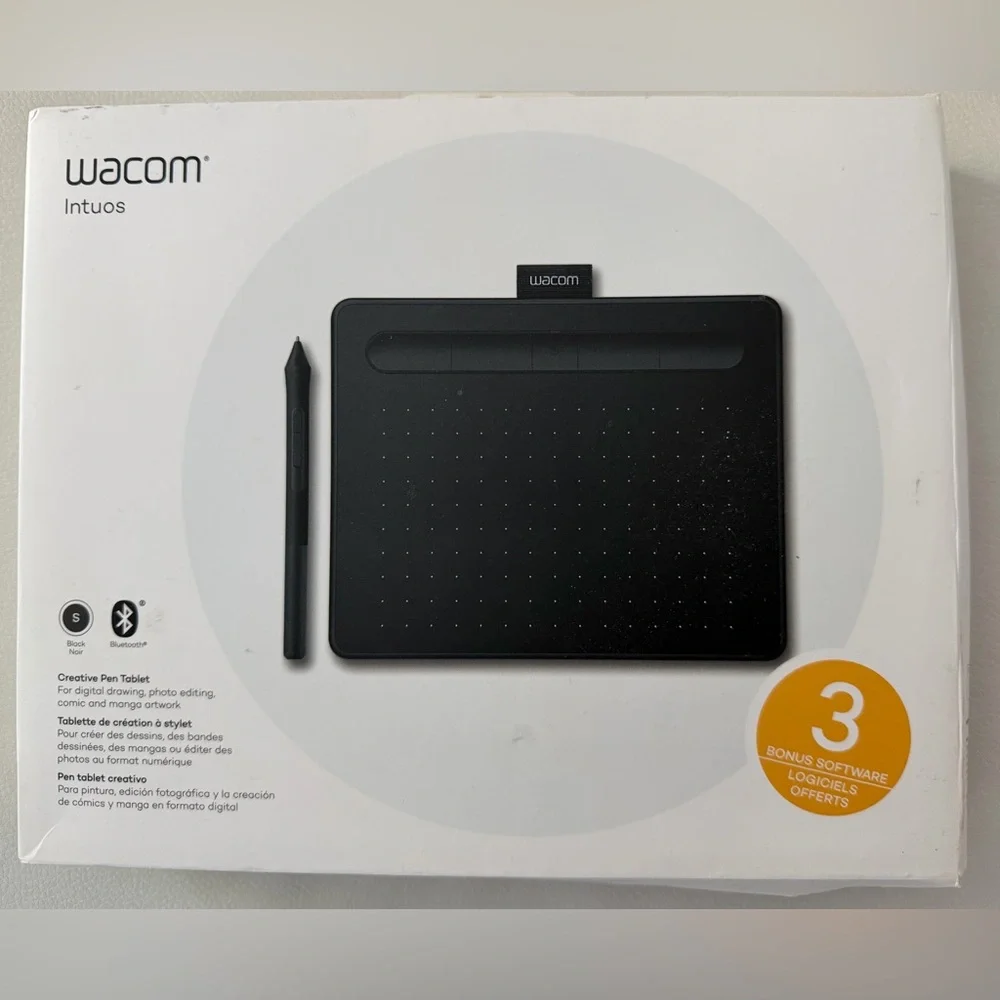 Intuos Small Black Graphics Drawing Tablet with Pen